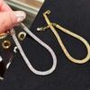 Gold Color Zircon Tennis Bracelet Luxury Sparkling Women Bracelet Geometric Wrap Bracelet  Wedding