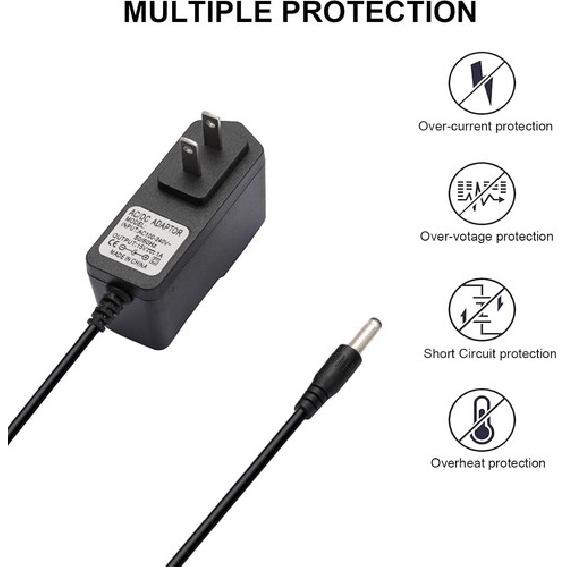 15V 1A Power Cord for Car Jump Starter Charger Power Supply for Battery Peak