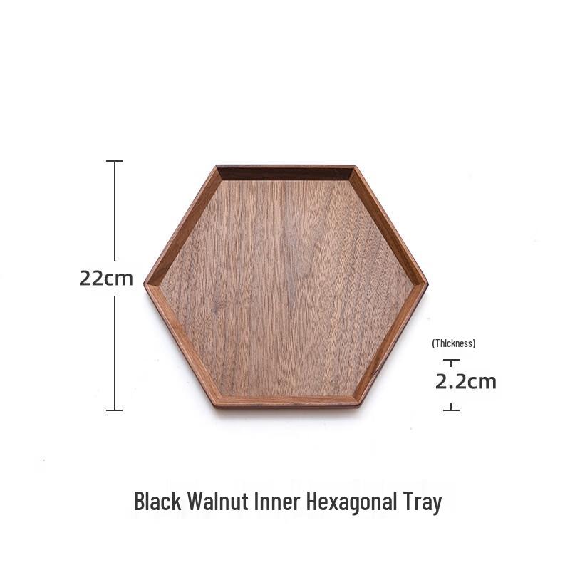 Chaxun Solid Wood Rectangular Tea Tray