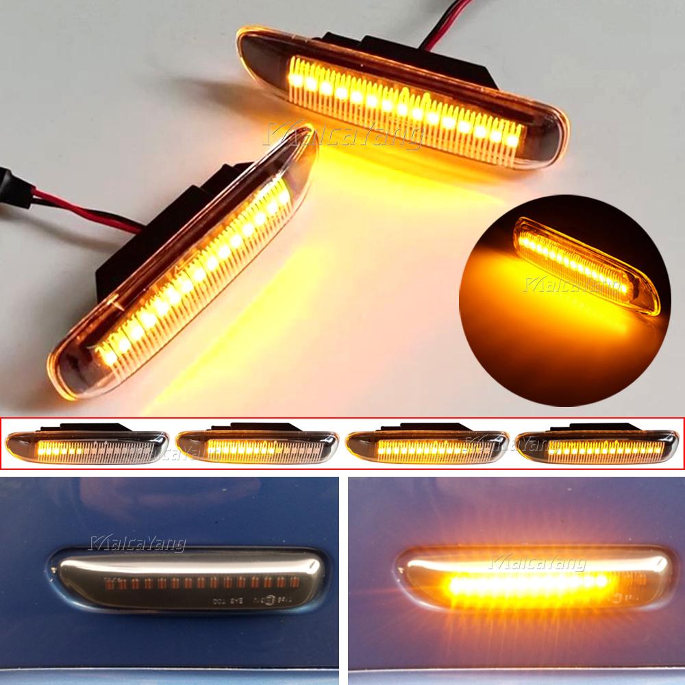 

Автоаксессуары Светодиодный динамический указатель поворота Боковой габаритный фонарь Повторитель 63138370719 63138370720 для BMW 3-й серии E46 1999-2001