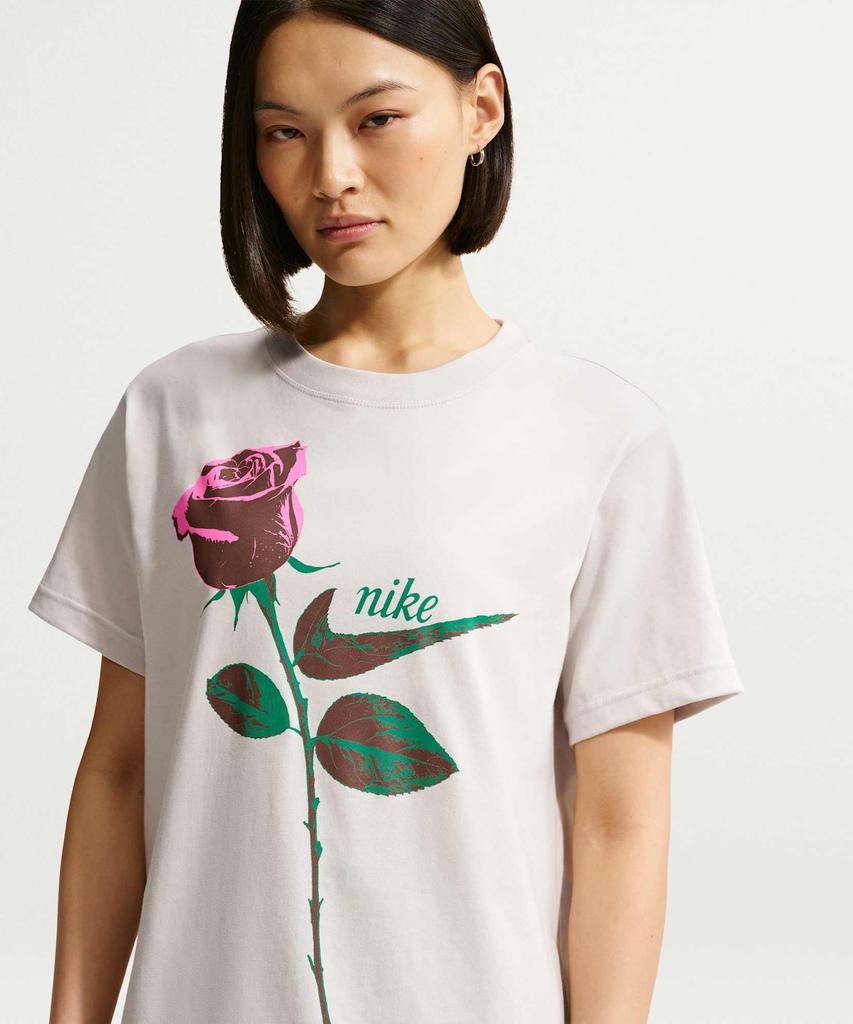 NIKE Sportswear Oversized Short Sleeve T-Shirt W - Light Bone / Ir7827-072