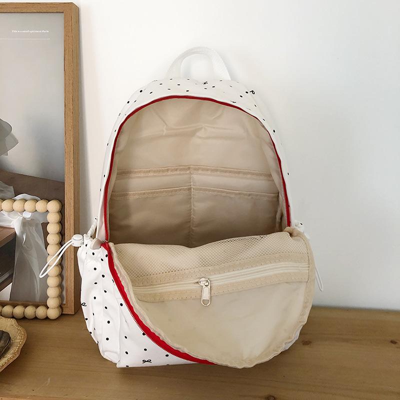 Printed Backpack Junior High School Student Lightweight Schoolbag Women's Travel Large Capacity Backpack