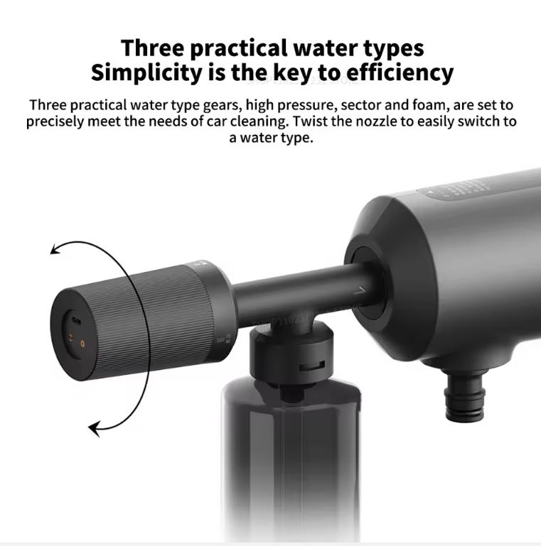 Original Neuer Xiaomi Mijia Akku-Autowäscher 2 160 l/h Großes Wasservolumen Effizientes Spülen Hochdruck Akku-Reinigung