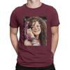 Men's American Rock Musicians Of The 1970s T Shirts Janis Joplin Pure Cotton Tops Funny Short Sleeve