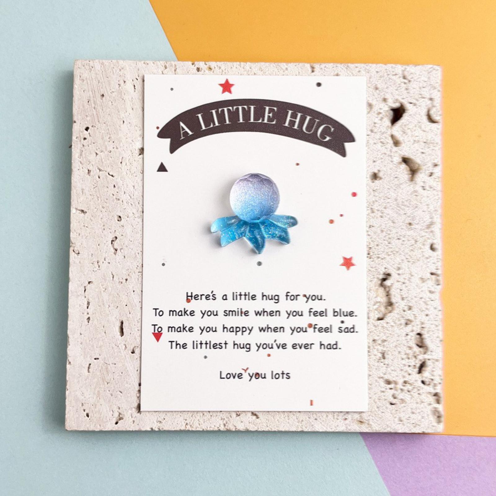 

DIY Ocean Wind Animal Series Симпатичные сверкающие крабы для украшения аквариума с градиентом Карманные объятия Благословенная открытка 1 шт. One Size