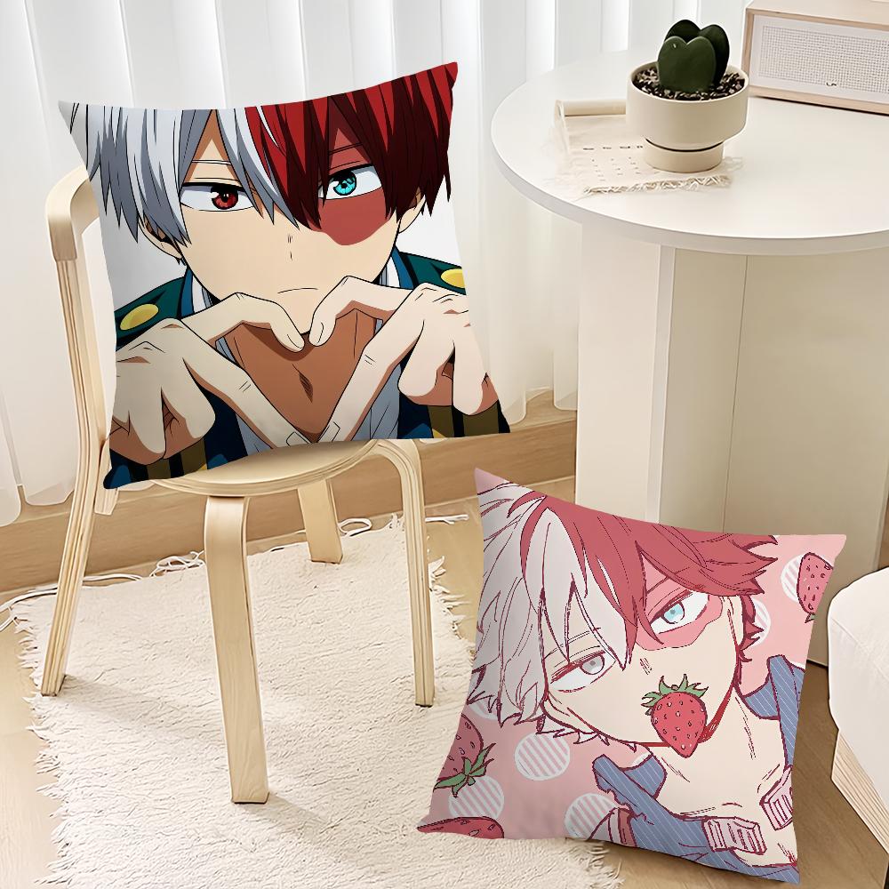 Anime M-Meine H-Heldenakademie Shoto Todoroki Kissenbezug Wohnzimmer Kopfteil Büro Schlafzimmer Kissen Sofa Nickerchen Kissenbezug