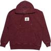 Air Essential Washed Fleece Hoodie 'Burgundy' Men's DR3087-680