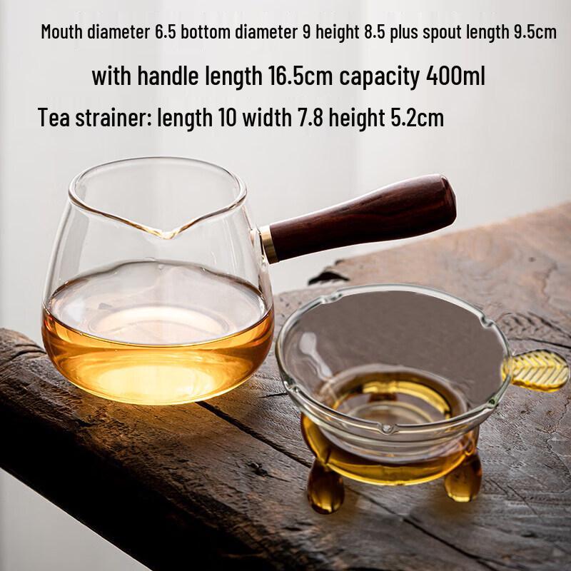 Qiwei Vintage Grid Glass Tea Pitcher