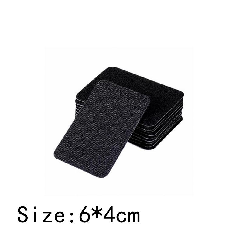 10 Pairs of Strong Self-adhesive Double-sided Adhesive Nylon Tape for Bed Sheet Sofa Cushion Carpet Non-slip Mat