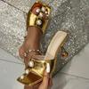 Summer Design String Bead Square Toe Woman Slippers Fashion Low Heels Party Dress Slide Shoes Zapatos Mujer