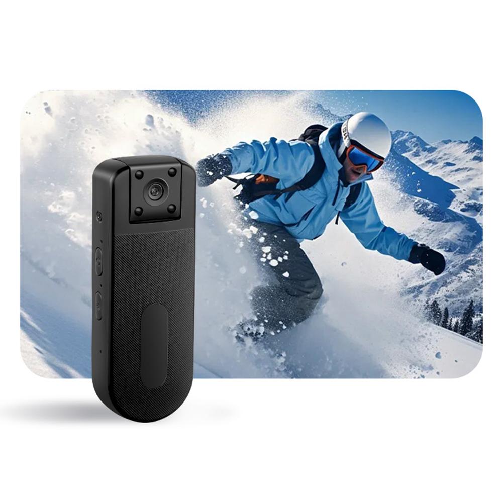 HD 1080P Mini Body Camera 180° Rotatable Lens WiFi Wearable Worn Bodycam Night Vision Sport Bike Outdoor Video Recorder