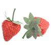 20PCS Artificial Strawberry Lifelike Fake Fruit For Display Table Decorations