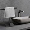 Modern Style Bath Towel Stand T-Shape Towel Bar Rack Bathroom Towel Hanger  Laundry Room