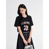 Women's Relaxed Embroidered Sequin Cotton T-Shirt