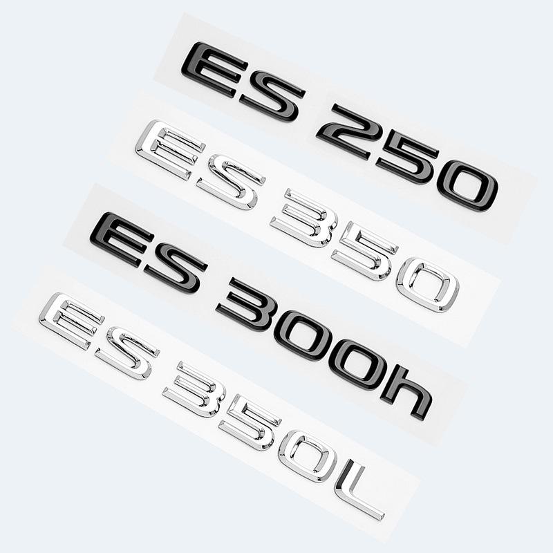 Lexus ES200/260/300/350 Emblem Sticker Car Badge Displacement Lettering