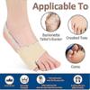 2pcs Tailor Bunion Corrector Pads Splint For Bunion Pinky Toe Relief Toe Straightener Little Toe Separator With Anti-slip
