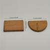 Peachwood Wooden Comb Mirror Set 2 in 1 Makeup Mirror Durable Foldable Pocket Mirror  Makeup Tool