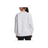 Under Armour Letter Print Training Comfortable Loose Long Sleeve Sweatshirt Women sweatshirt White 1374465-100