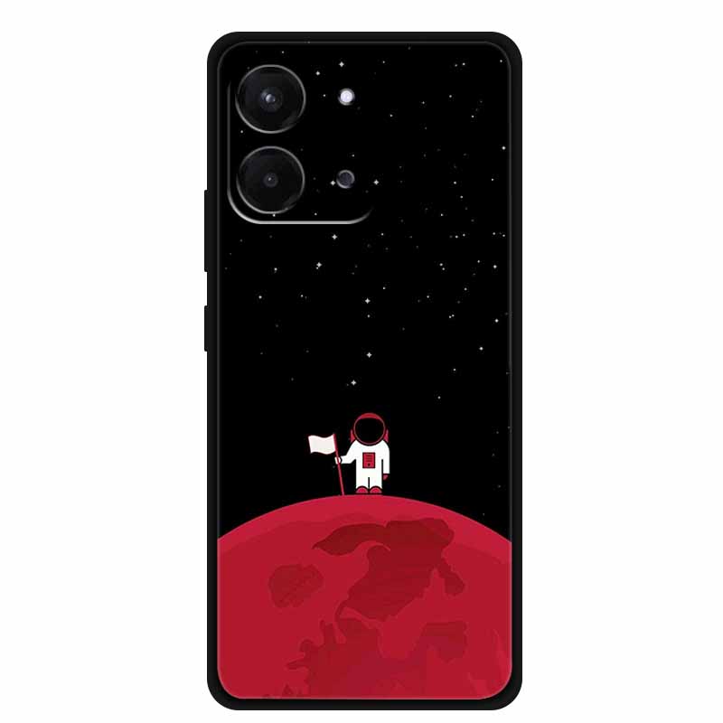 Per Custodia Redmi 15C 5G Lusso Morbido TPU Custodia per Telefono su Xiaomi Redmi 15C Modello Geometrico Cover Antiurto Silicone Antiscivolo Coque