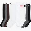Women's Plain Three-stripe Ring Knee Socks Long Socks Half-tights Knee Socks
