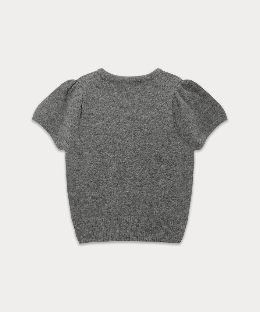 Sseomweeobeoteo Emma Half Puff Knit - Gray