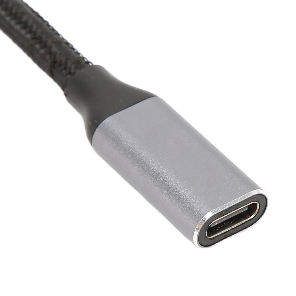USB C Extension Cable 10Gbps Data Sync 100W Power Delivery 4K 60Hz Video Output USB C Cable with E Marker Chip