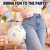 PVC Blow Up Meteor Hammer Chain Toy Inflatable Ball Chain Toy Inflatable Spiked Ball  Desk