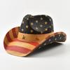 Neue Stroh Western Cowboy Hut Sommer Outdoor Reise Strand Sonnenhut männer frauen Vintage Gentleman Dame Cowgirl Jazz Hut