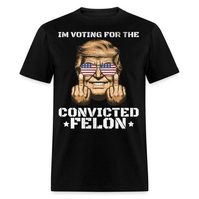 Im Voting für das Verurteilter Verbrecher T-Shirt Trump MAGA Trump 2024 T-Shirt Größe S-6XL