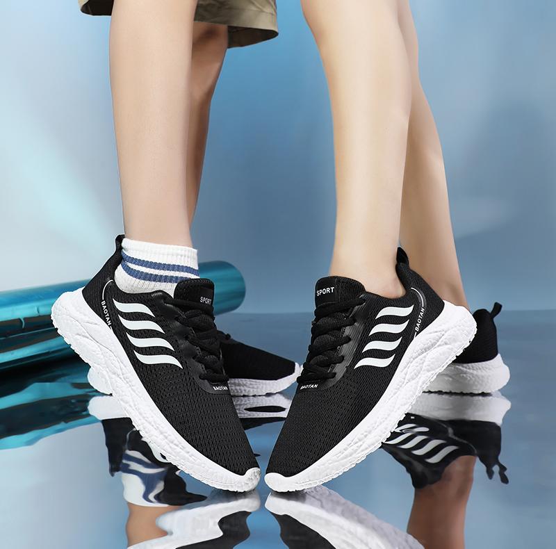 Herre Komfortable Ultra Myke og Pustende Snøresko for Kvinner