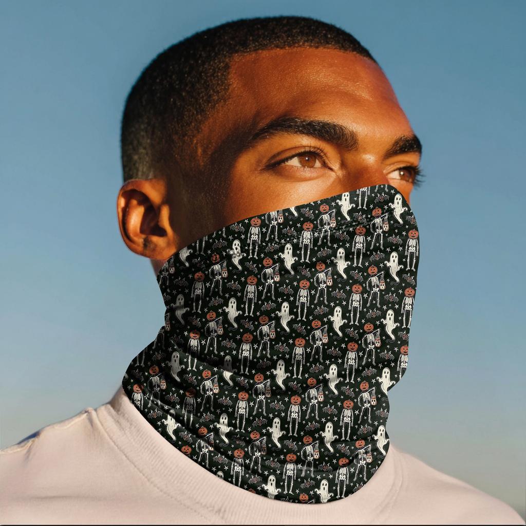 Mască de ciclism cu protecție solară pentru exterior, pescuit, bandană anti-ultraviolete, bandă pentru gât cu protecție solară