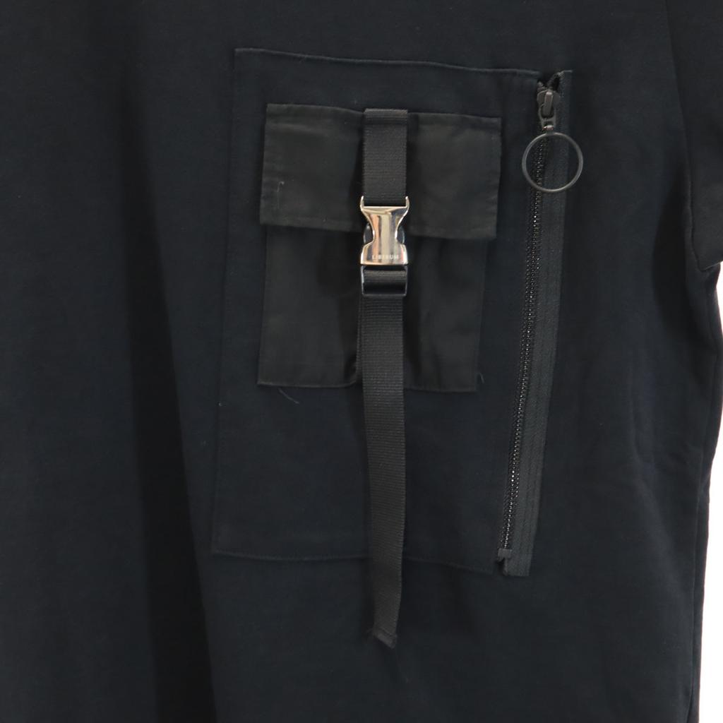 LIBERUM Made In Japan Short Sleeve EX.TACTICAL T-shirt 2 Black Poke T Men's Used