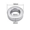 Penis Ring Magnetic Lock Metal Scrotum Pendant Ball Stretcher Testis Weight Cock Ring Penis Restraint Stainless Sex Toys for Men