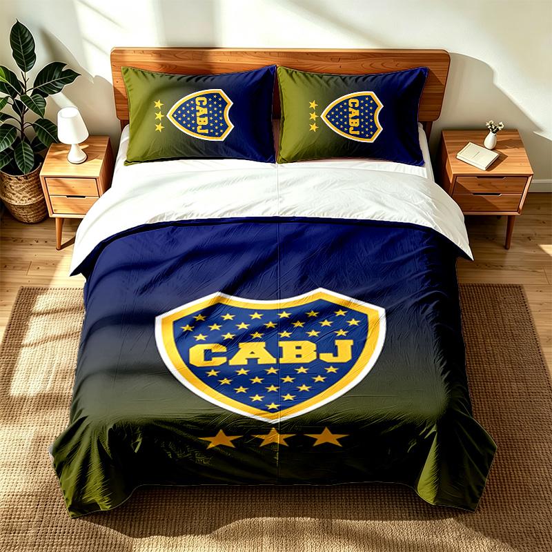 Club Atletico Boca Juniors (1) Sada 3 ks vhodná do ložnic měkká a pohodlná ideální dárek pro rodinu a přátele Zahrnuje jeden povlak na peřinu