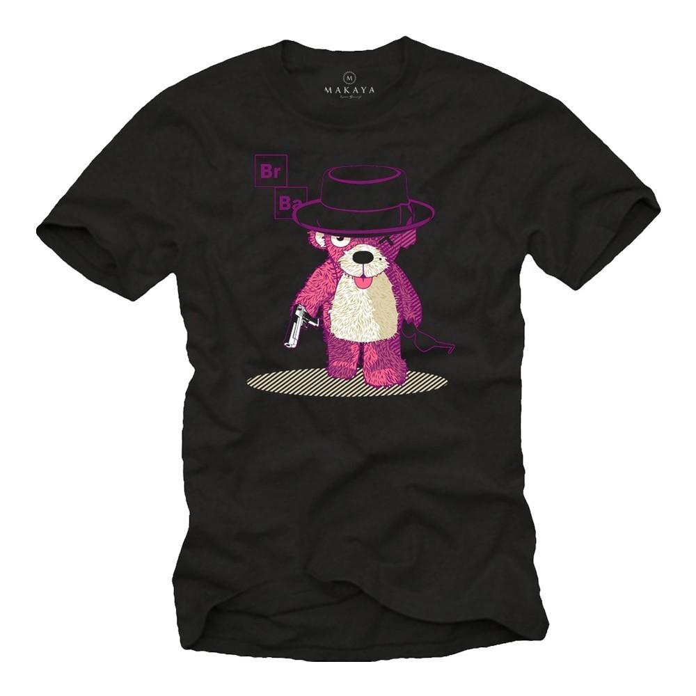 

Br Ba Teddy T-Shirt Bad Heisenberg Pinkman Breaking Swag Dope Hipster Brothers S