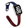 Slim Waist Silicone Watch Strap for Apple Watch Series 1-12, Ultra 1-3, SE3
