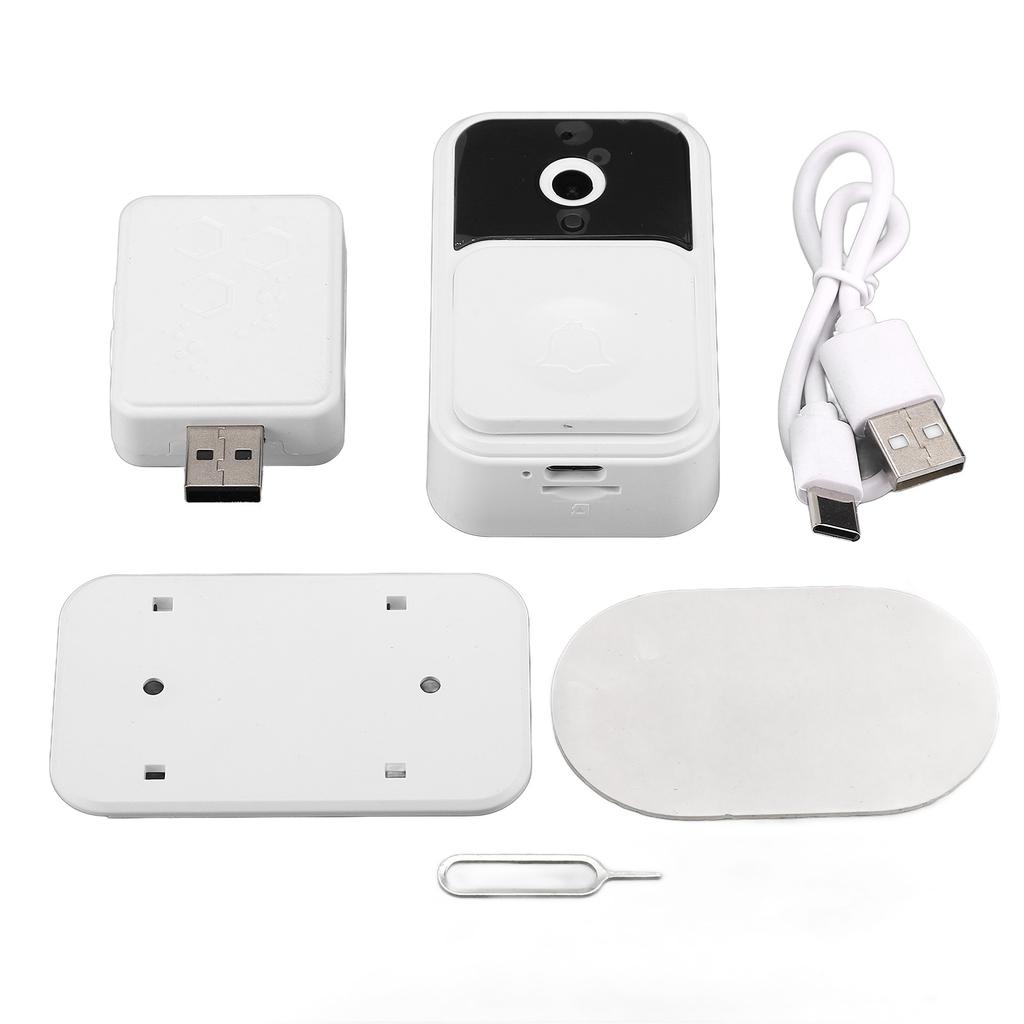 WiFi Video Doorbell Camera Smart Home HD Video Calling 128GB Wireless Wifi Doorbell Camera with