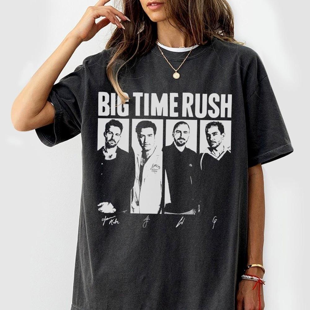 Big Time Rush Tour 2025 Music Band T-Shirt Unisex T-Shirt XL