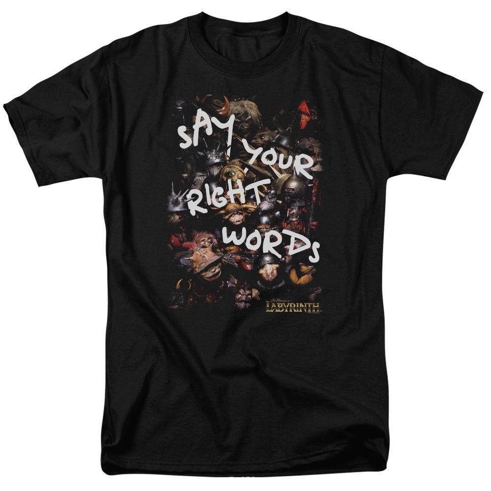 

Labyrinth Right Words T-Shirt Sizes S-4XL NEW L