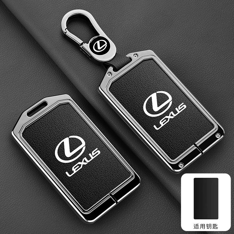 DMTZ1 2025 Zinc Alloy Leather Car Remote Card NFC Key Case Fob Cover For Lexus F Sport ES LM GS IS NX RX LX LS RX300 Styling Accessory