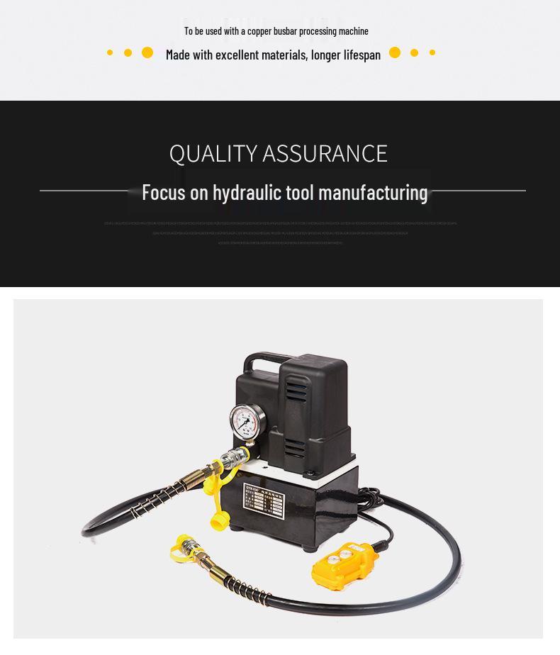 GYB-63D Ultra-High Pressure Electric Hydraulic Pump and Crimping Tool, 70MPa Stainless Steel