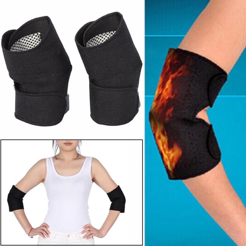 1 Pair Of Selfheating Tourmaline Elbow Support Brace Pad Health Care
