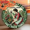 D Vintage I Drink I Know Things Iron Sign  Round Wall Art for Bars Homes  Restaurants Perfect Gift