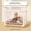 JiaKa Transparent Acrylic Hamster & Hedgehog Cage Villa, 60cm for Budgerigar Breeding