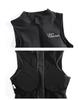 2026 Plus Size Sleeveless Racing Swimsuit with Zipper