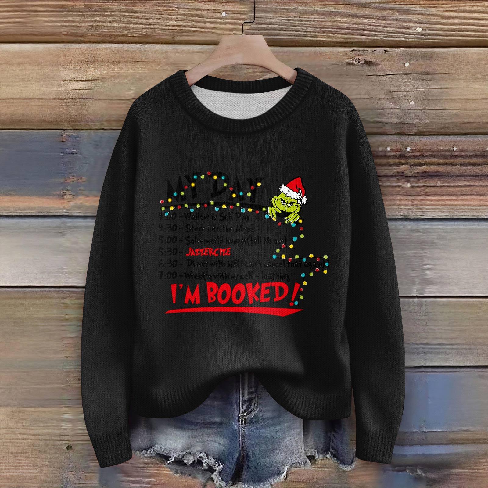 

Женский модный повседневный пуловер с длинным рукавом и вырезом горловины L