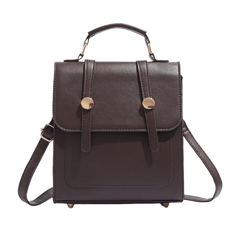 Women's Backpack 2025 New Fashion Versatile Retro Student Small Backpack Multifunctional Handheld Travel Bag Trendy
