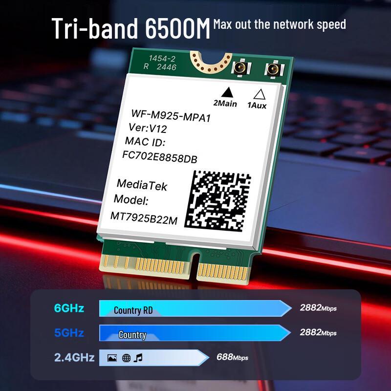 Fenvi M.2 Wi-Fi & Bluetooth Adapter Card (CN version)