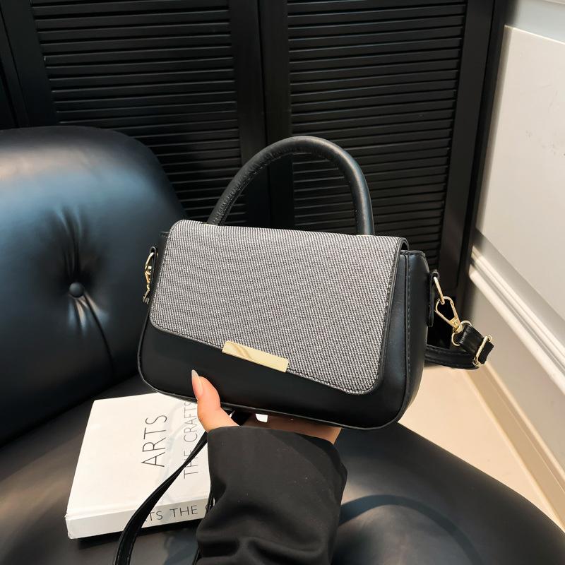 Trendy Texture, Personalized Design, New Style, Fashionable and Simple, Casual Temperament, Commuting Shoulder Crossbody Handbag