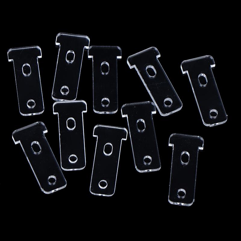 

10/20Pcs T-Bracket Tt Geared Motor Mounting Bracket Without Screws T-Accessories Motor Fixed Frame 10PCS